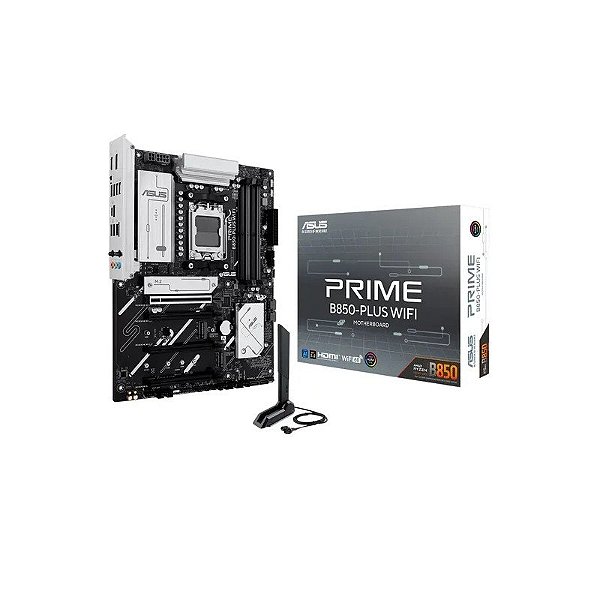 Placa Mãe Asus Prime B850-Plus Wifi Soquete AM5 Chipset Intel B850 DDR5 ATX