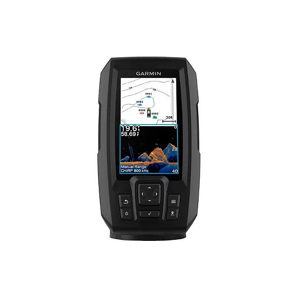 GPS Garmin Striker Vivid 4CV 010-02550-01 - com Transdutor - À Prova D'Água - 5" - Preto