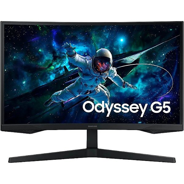 Monitor Gamer Curvo Samsung 27" Odyssey G5 LS27CG552ENXZA 1ms/165Hz/QHD/HDMI/DP