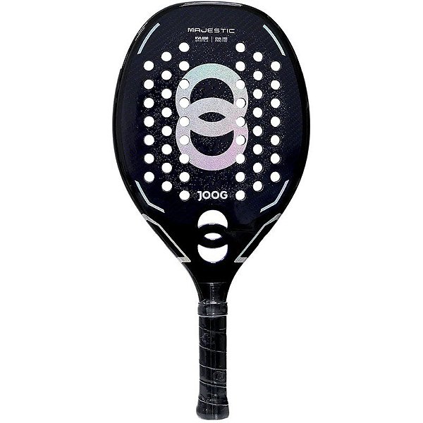Raquete de Beach Tennis Joog Majestic KVL Pro Kevlar Blue EVA Pro - Preto/Azul