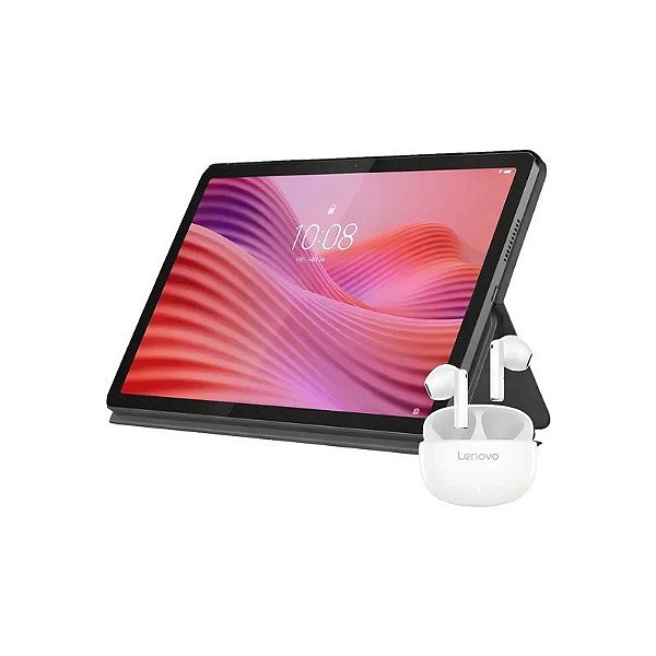 Tablet Lenovo Tab TB311FU - 4/128GB - Wi-Fi - 10'' - com Capa e Fone de Ouvido - Cinza Lunar