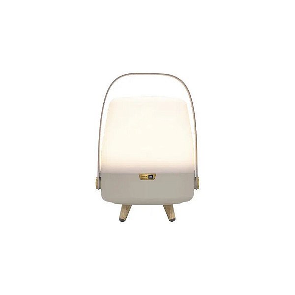 Luminária Speaker Kooduu Lamp Lite-Up Play Mini Sound BY JBL - Bluetooth - 8W - LED - Areia