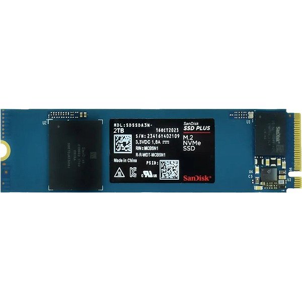 SSD M.2 NVMe 2TB Sandisk Plus G26 SDSSDA3N-2T00-G26