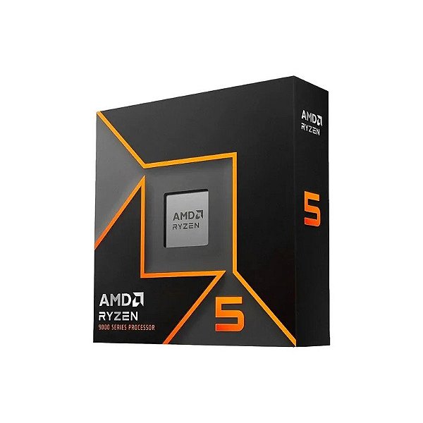 Processador AMD Ryzen 5 9600 Soquete AM5 6 Núcleos 12 Threads Cache 38MB
