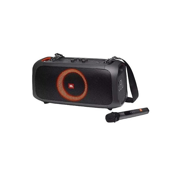 Caixa de Som JBL Partybox On The Go com Microfone