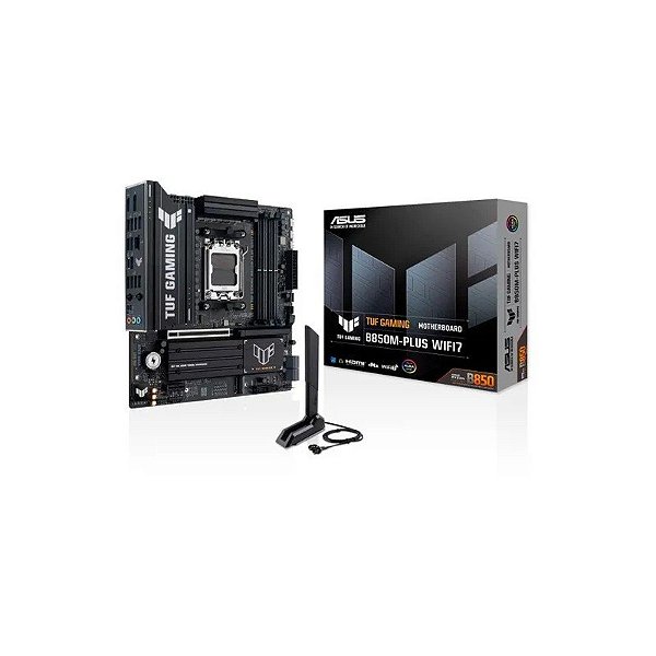 Placa-mãe AM5 Asus B850M-Plus Tuf Gaming WIFI7/DDR5/HDMI