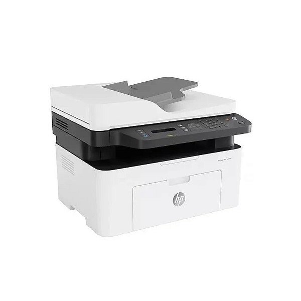 Impressora Multifuncional HP Laser MFP 137FNW 4 Em 1 com Wi-Fi 110V - Branca/Cinza