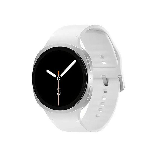 Relógio Smartwatch Samsung Galaxy WATCH8 40 MM - Prata/Branco Esportivo