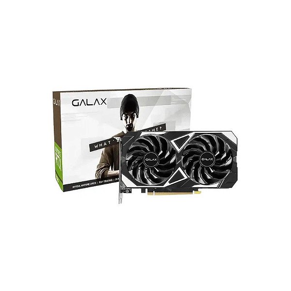 Placa de Vídeo Galax 1-Click Oc Nvidia Geforce RTX-3050 6GB GDDR6 - 35NRLDHP90DV