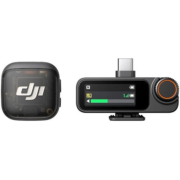 Microfone Sem Fio DJI Mic 3 (1 TX + 1 RX)