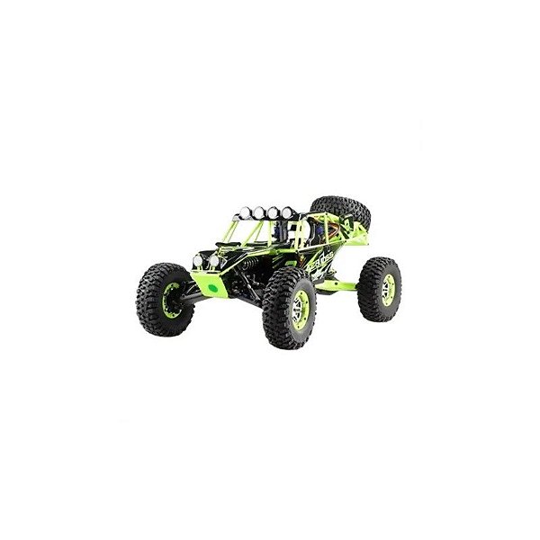 Carro Wltoys 1/10 Across Warrior 4WD de Escalada em Rocha Verde 10428