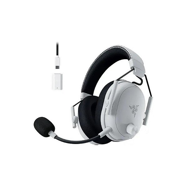 Headset Gamer Razer Blackshark V3 Pro Nasa RZ04-05400200-R3U1 Sem Fio - Branco