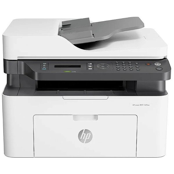 Impressora HP Laser MFP 137FNW WiFi - 110 Volts