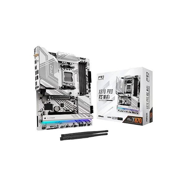 Placa-mãe Asrock X870 Pro RS Wifi DDR5 Socket AM5 Chipset X870 ATX