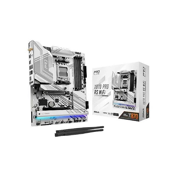 Placa-Mãe Asrock X870 Pro RS Wifi AM5 DDR5