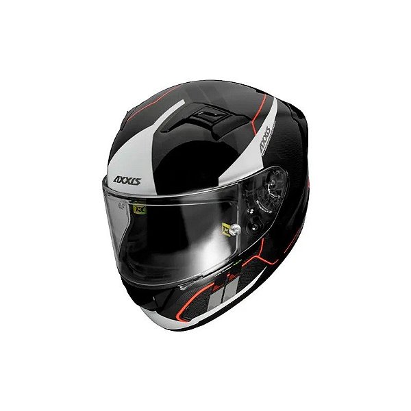 Capacete Axxis Racer GP SV Spike A0 - Fechado - Tamanho XL - Gloss