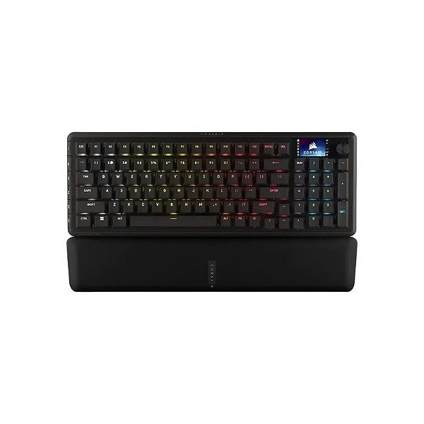 Teclado Gamer Mecânico Corsair Vanguard 96 RGB Sem Fio - Preto (CH-91F901E-Na)