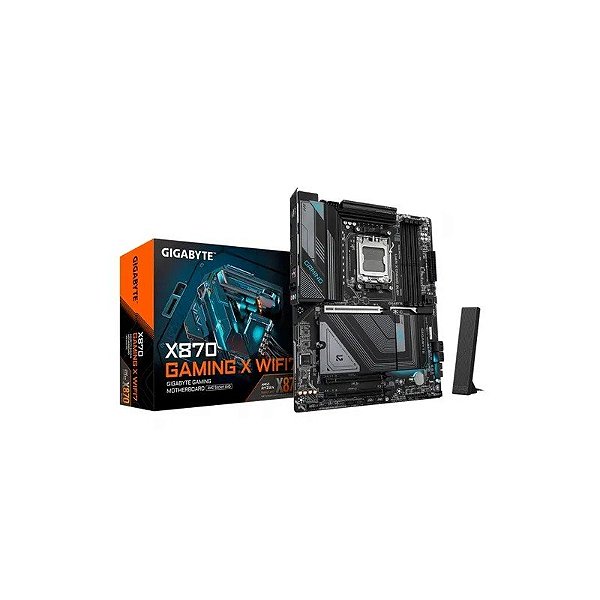 Placa-Mãe AM5 Gigabyte X870 Gaming X WIFI7 DDR5/HDMI/DP DP/USB-C