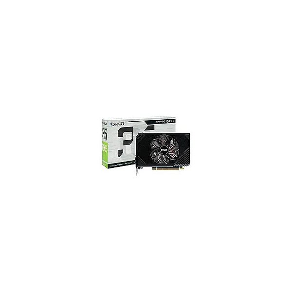 Placa de Vídeo Palit Stormx 6GB Geforce RTX3050 GDDR6 - NE63050018JE-1072F