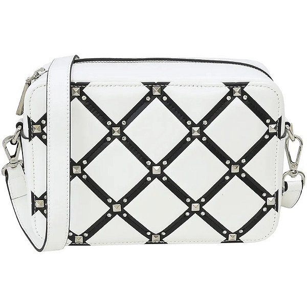 Bolsa Cromia Feminina 1405941 1274 Ladies Bag Gisele Branco/Preto
