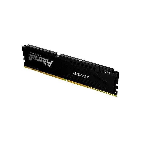 Memória RAM Kingston DDR5 16GB 5600MHZ Preto Fury Beast - KF556C40BB-16