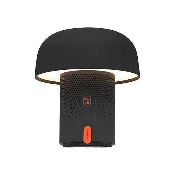 Luminária LED com Caixa de Som JBL Kooduu Sensa Play Bluetooth - Antracite