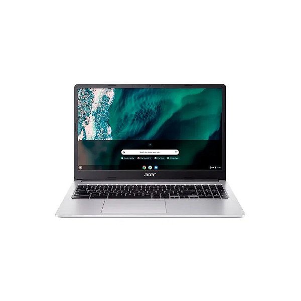 Notebook Acer Chromebook 315 Intel Celeron N6000 4GB Ram 128GB eMMC Tela 15.6" Full HD ChromeOS Prata - CB315-4H-P8FZ