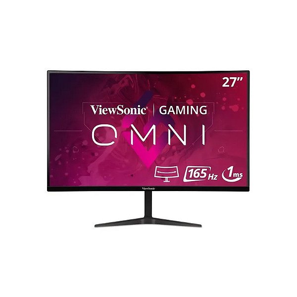 Monitor Gamer 27" Curvo Viewsonic VX2718-2KPC-MHD 165Hz Preto