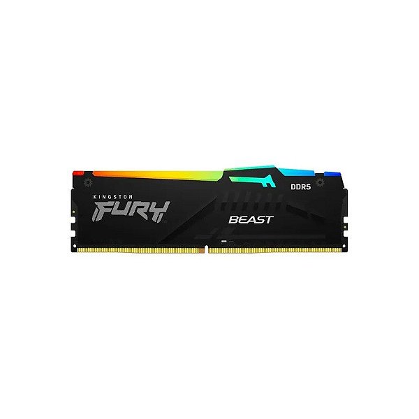 Memória RAM Kingston DDR5 16 GB 5600MHz Preto RGB Fury Beast KF556C36BBEA-16
