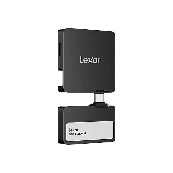 SSD Externo Portátil Lexar Go SL400 1TB 1050/1000 MB/s - Preto (LSL400S001T-RNBNG)