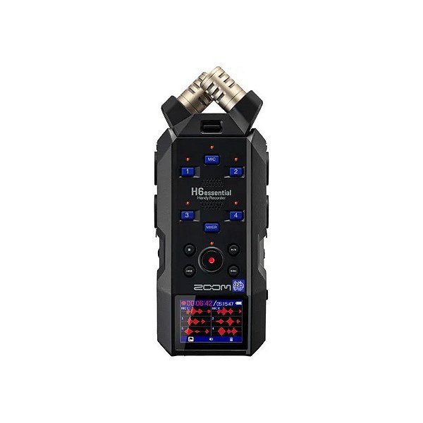 Gravador de Áudio Zoom H6 Essential - Preto