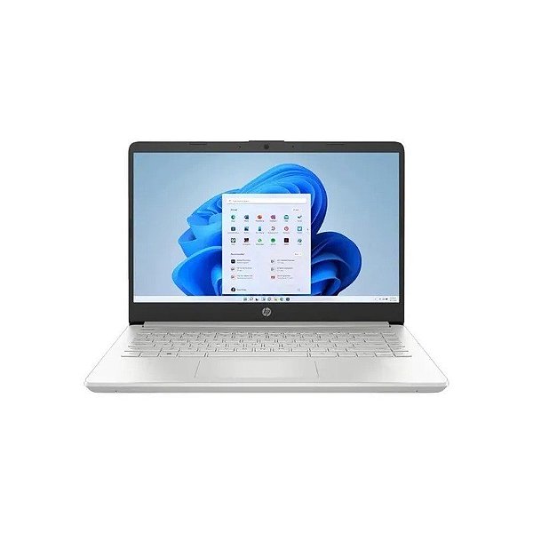 Notebook HP 14-DQ6011DX Intel N150 4GB 128GB SSD 14" Prata