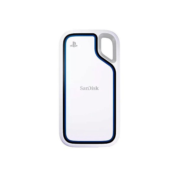 Disco de Estado Sólido Externo Sandisk Extreme Portátil PS5 USB-C 3.2 1TB Branco - SDSSDE62P-1T00-G25