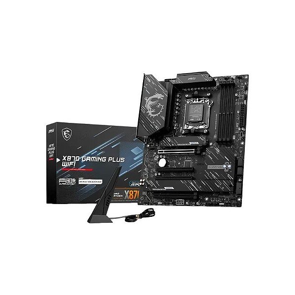 Placa Mãe MSI X870 Gaming Plus Wi-Fi AM5 DDR5