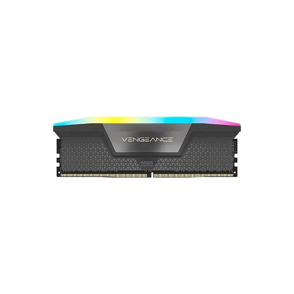 Memória Ram Corsair Vengeance RGB 16GB DDR5 5600 MHZ - CMH16GX5M1B5600Z40