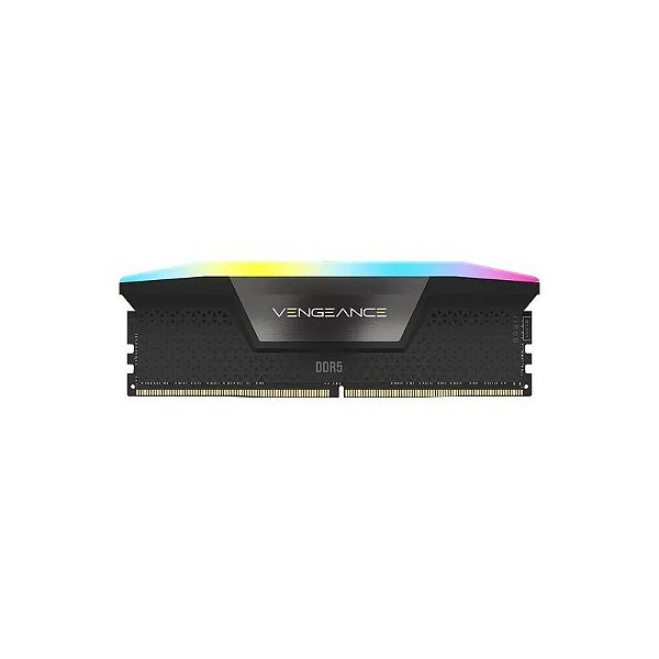 Kit de Memória RAM Corsair Vengeance RGB 16GB DDR5 5600MHz - CMH16GX5M1B5600C40