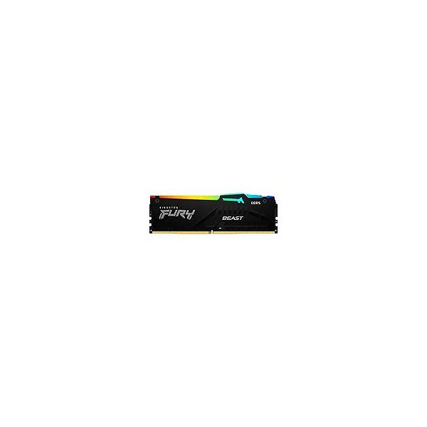 Memória Ram Kingston Fury Beast DDR5 16GB 6800MHZ RGB - Preto (KF568C34BBA-16)