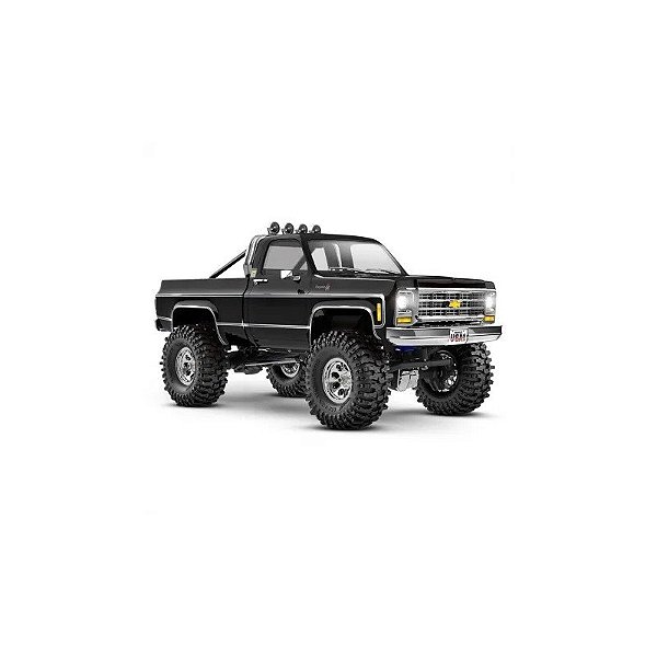 Carro Traxxas 1/18 TRX-4 Cheyenne 79 K10 Crawler RTR TQ PRETO 97064-1