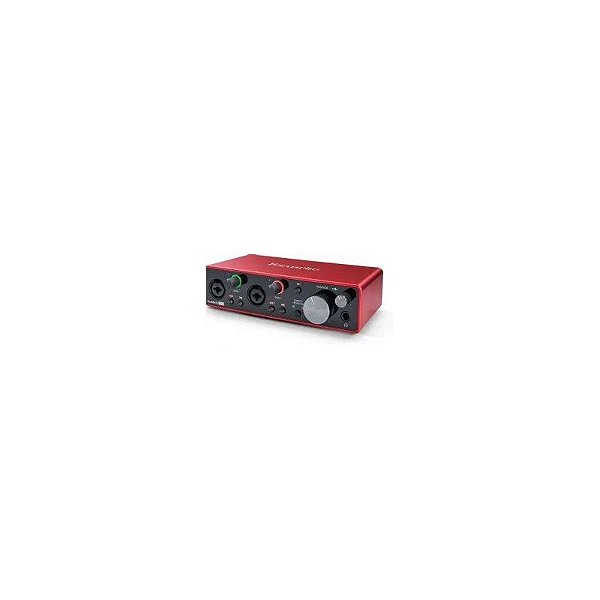 Interface de Áudio Focusrite Scarlett 2I2 4ª Geração