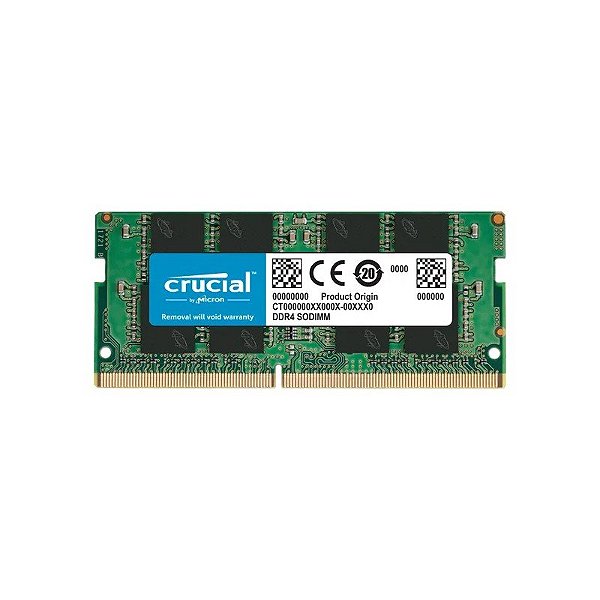 Memória RAM DDR4 So-DIMM Crucial 3200 MHz 32 GB CT32G4SFD832A