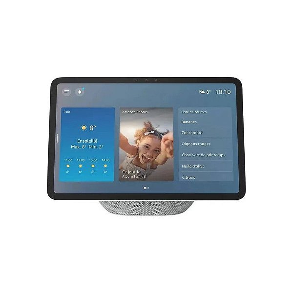 Caixa de Som Amazon Echo Show 11 - com Alexa - 1ª Geração - Tela em Vidro Fosco de 11 polegadas Touchscreen - Bluetooth/Wi-Fi - Branco