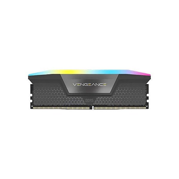 Memória RAM DDR5 UDIMM Corsair Vengeance RGB 6000 MHZ 16 GB CMH16GX5M1E6000Z36 - Cinza