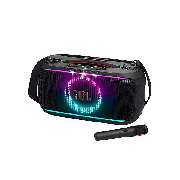 Caixa de Som Portátil JBL Partybox On The Go 2 - Preto + Microfone
