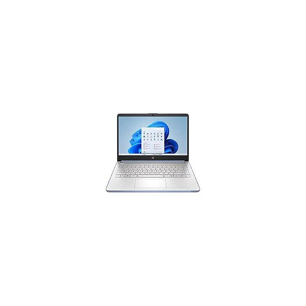 Notebook HP 14-DQ6102DX Intel Celeron N150 / Tela HD 14.0" / 4GB de Ram / 128GB Ufs / W11 - Azul