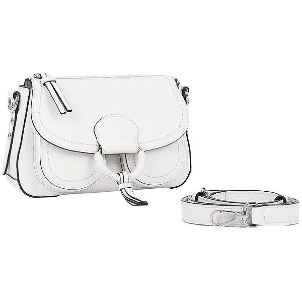 Bolsa Femenina Cromia 1405984 026 Ladies Bag Isla Branco