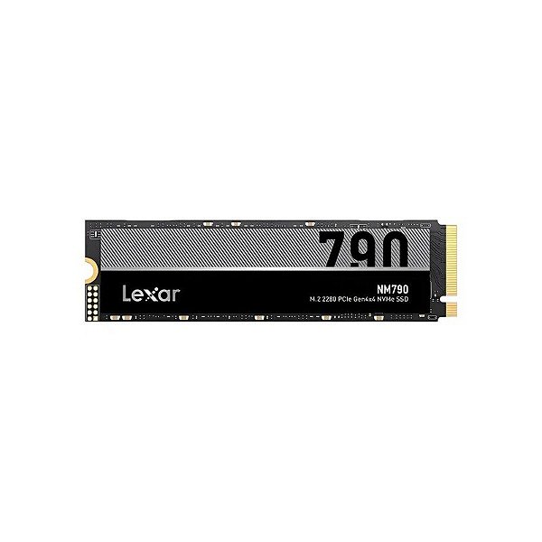 SSD M.2 Nvme Lexar NM790 7400/6500 MB/s 1 TB - Preto (LNM790X001T-RNNNG)