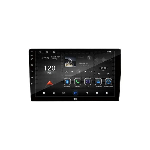 Kit Multimídia JBL Tela Origin Carplay A9 10.1" 4/64GB Wifi GPS - Preto