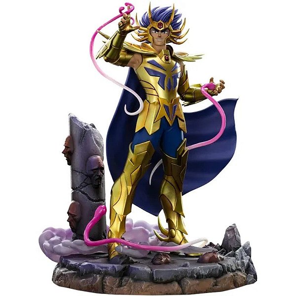 Estátua Iron Studios Saint Seiya Câncer Deathmask - Escala 1/10