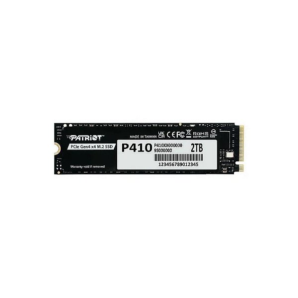 SSD M.2 Patriot P410 2TB Nvme PCI-Express Gen4 - P410P2TBM28H