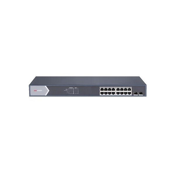 Hikvision Hub Switch 16 Portas 10/100/1000MBPS Poe DSL Modelo DS-3E1518P-Si